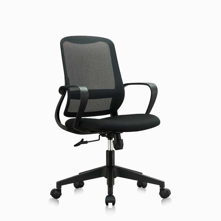 Modern Ergonomic Mesh Office Chair with Lumbar Support Adjustable Armrest and Swivel Mid Back for Home or Office Use