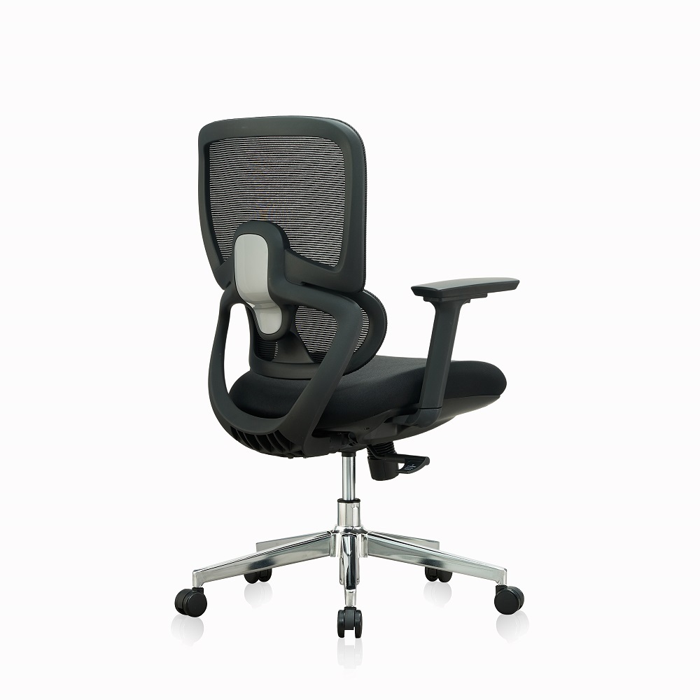 Ergonomic Modern Full Mesh Swivel Office Chair Adjustable Lumbar Support Memory Foam Adjustable Armrests Gliding Plastic