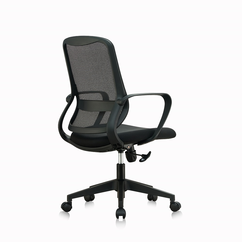 Modern Ergonomic Mesh Office Chair with Lumbar Support Adjustable Armrest and Swivel Mid Back for Home or Office Use