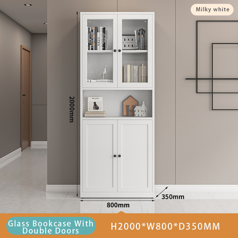 Modern 6-Tier Bookshelf Multifunctional Freestanding Bookcase for Home Office & Living Room Decorative Storage Shelving