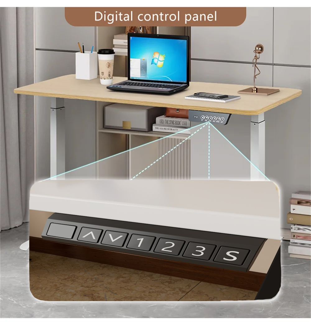 Modern Design Electric Height Adjustable 1200/1400mm Sports & Gaming Computer Desks for Office Use