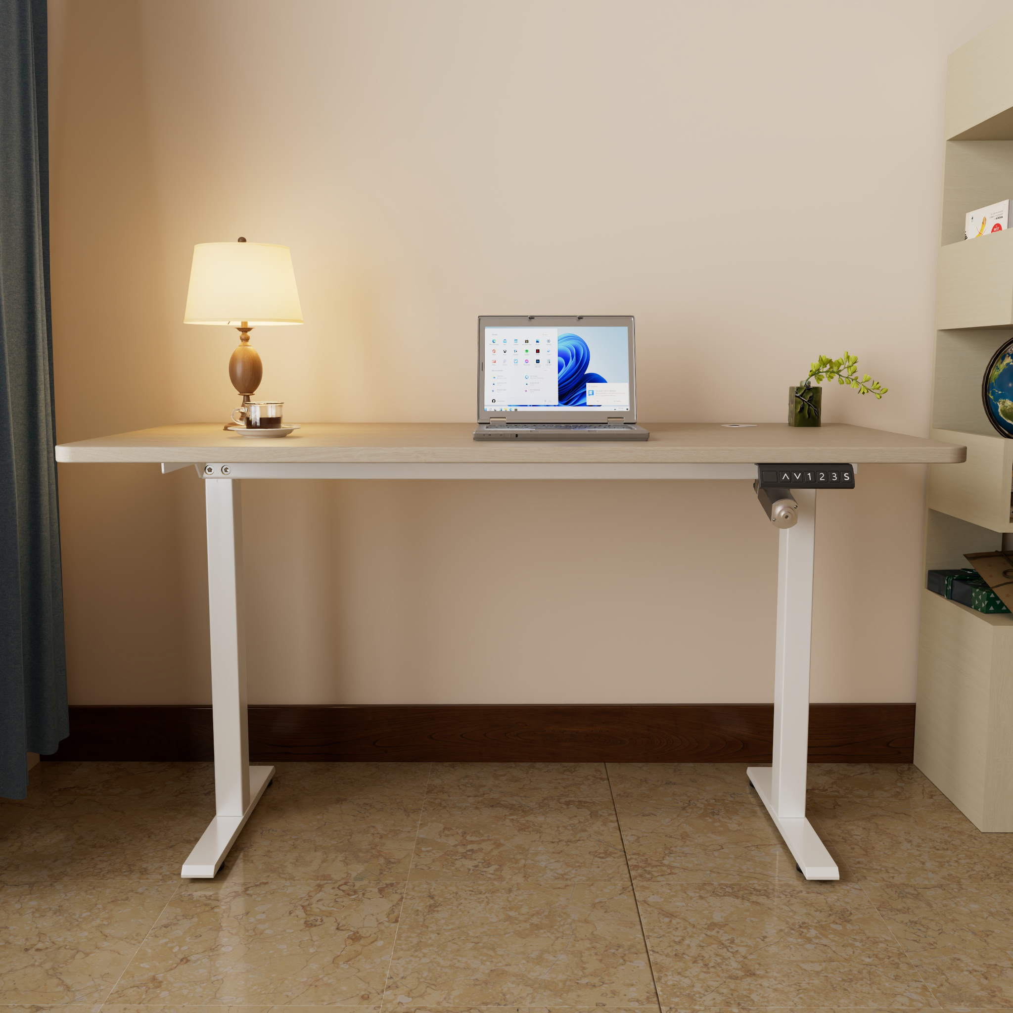Modern Design Electric Height Adjustable 1200/1400mm Sports & Gaming Computer Desks for Office Use