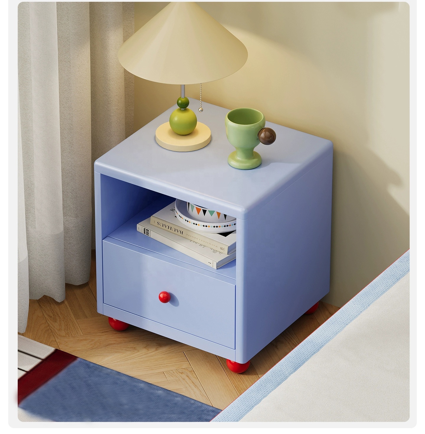 Nightstand,Small 1 Drawer Dresser End Table Bedside Furniture,Bedside Table with Drawers for Bedroom,Closet,Entryway,Dorm