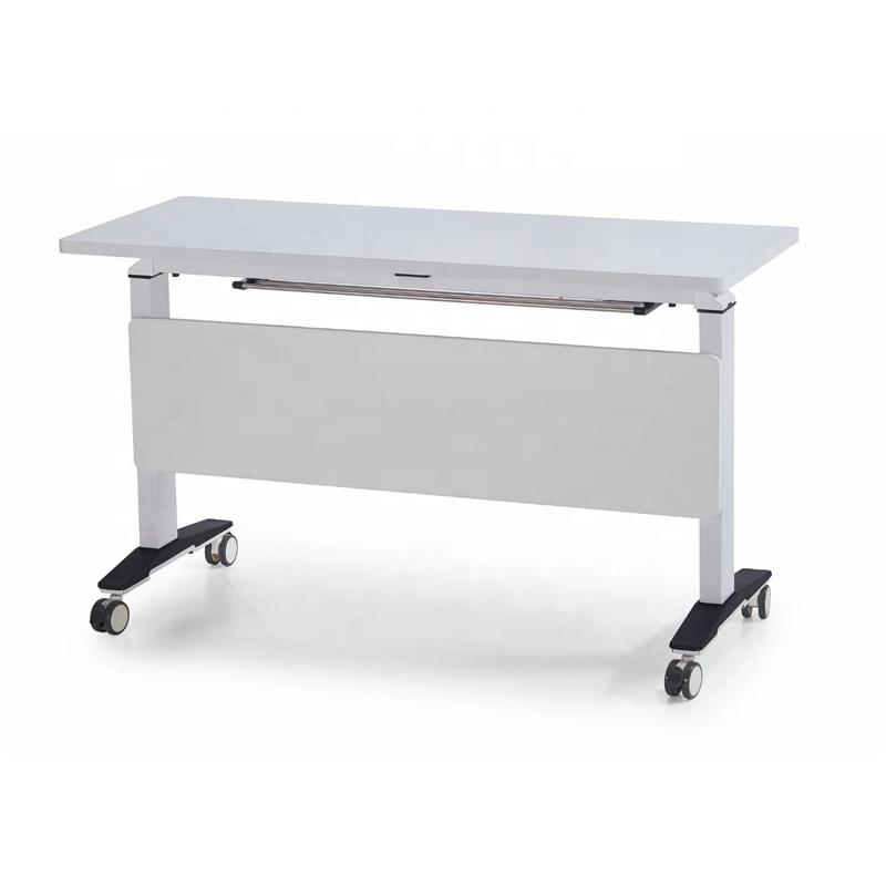 Modern Designed Mobile Conference Table with Locking Wheels Folding Business Tables for Training Meeting & Conference Room Use