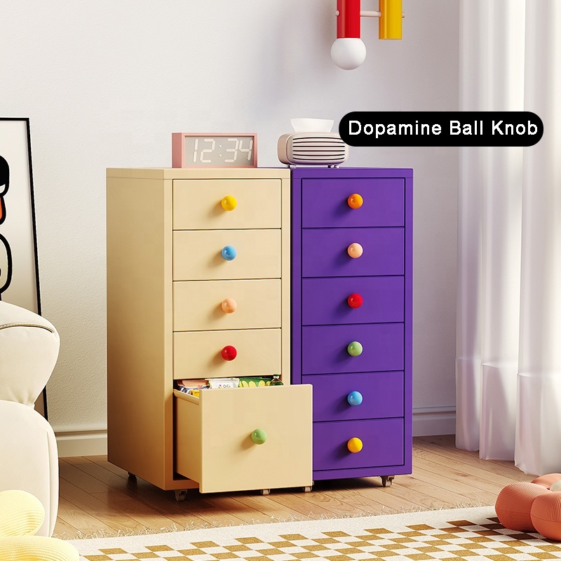 5-Drawers Modern Dresser Storage Cabinet-Metal Chest with Customizable Color for Bedroom Living Room Bathroom & Laundry Use