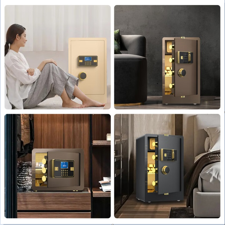 Large Home Fireproof Safe Digital Security Steel Box for Home Documents Money and Valuables Waterproof and Fireproof