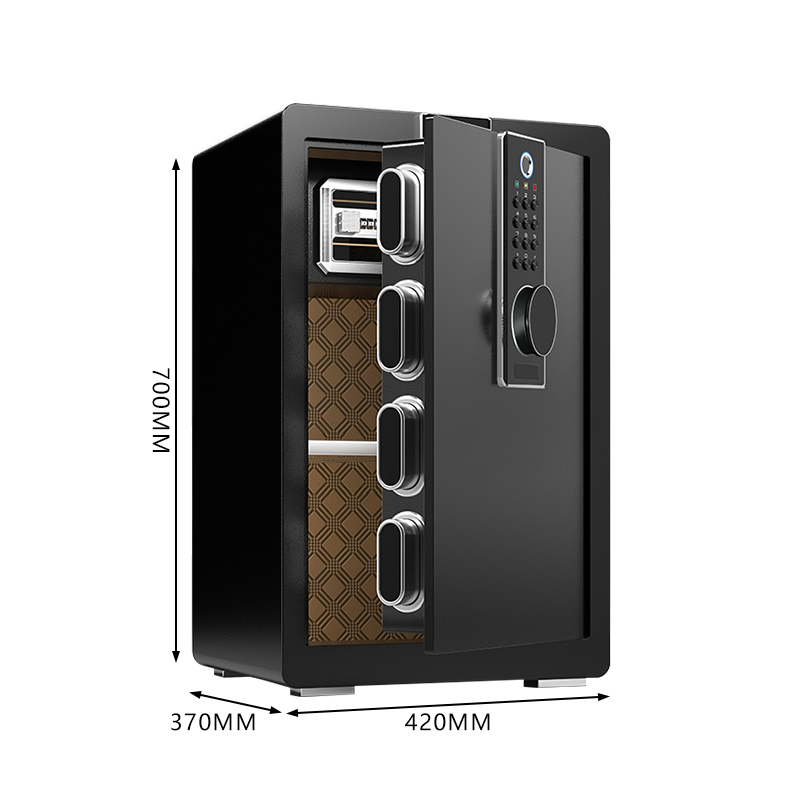 Home Safe Box,Security Safe Box for Money Cash Valuables,Digital Electronic Keypad, Dual Alarm System, Removable Shelf