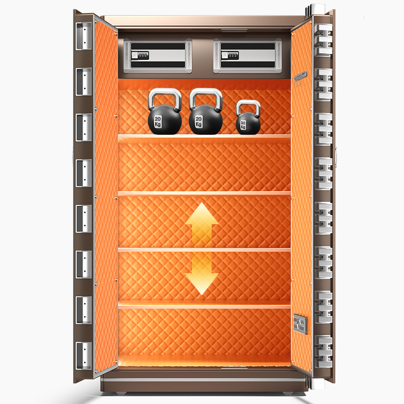 Custom 1.8m Large Size Smart Safe Money Jewelry Box Thickened Metal with Modern Remote Control Wifi for Home or Hotel Storage