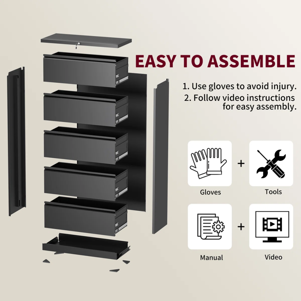 Modern Steel Lateral File Cabinet 3 Lockable Drawers Space Saving for Hotel Office Use Durable Corrosion Resistant Storage