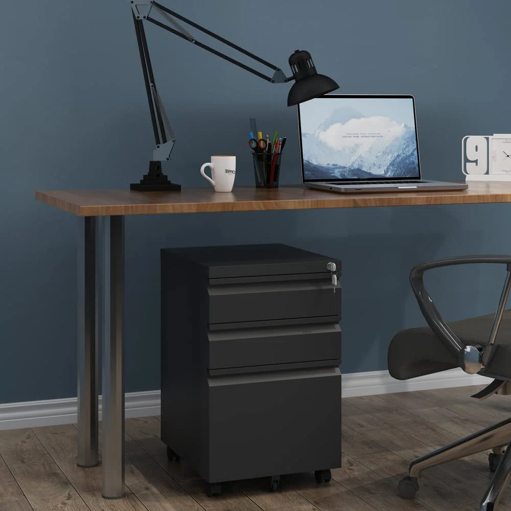 Lockable Metal Office Furniture Storage Filing Cabinets for Documents & Archiveros for Workshop & Kitchen Use