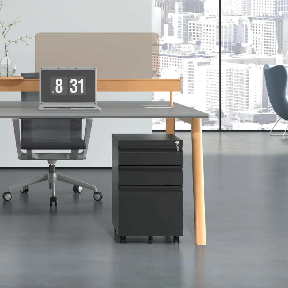 Lockable Metal Office Furniture Storage Filing Cabinets for Documents & Archiveros for Workshop & Kitchen Use