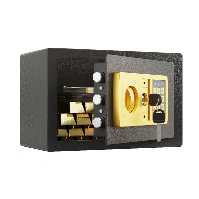 Waterproof and Fireproof Steel Security Safe Box with Electronic Digital Lock and Key Lock for Home Office Safe and Secure