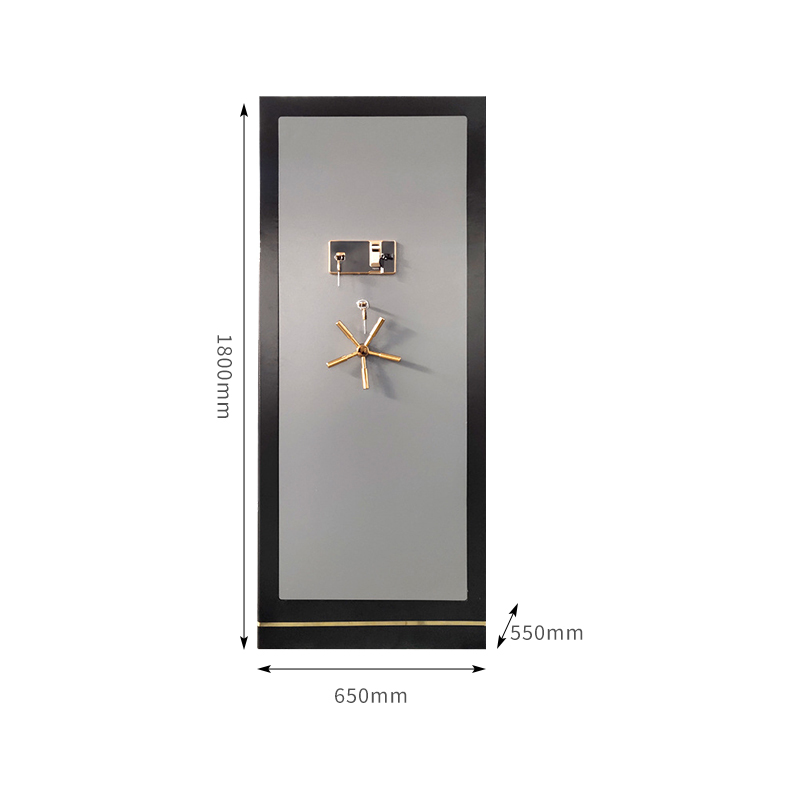 Luxury Smart Metal Safe Deposit Box Fingerprint Lock Modern Electronic Security for Home Hotel for Bedroom Living Room Wholesale