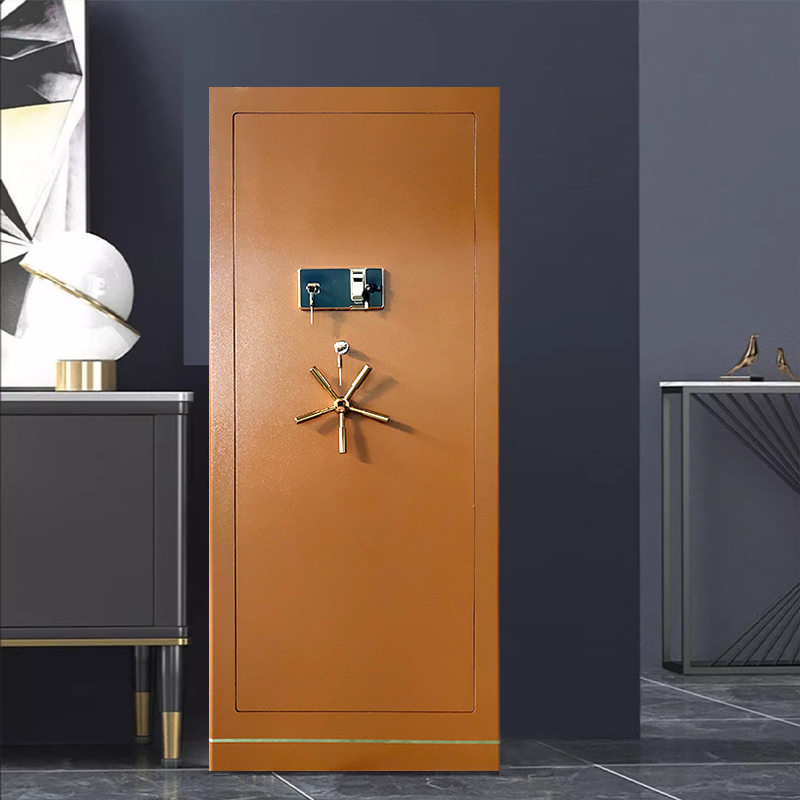 Luxury Smart Metal Safe Deposit Box Fingerprint Lock Modern Electronic Security for Home Hotel for Bedroom Living Room Wholesale