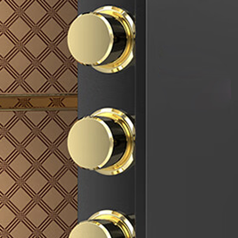 Luxury Thickened Steel Fingerprint Lock Vault Modern Home Hotel Safe Deposit Box with Stylish Storage for Living Room