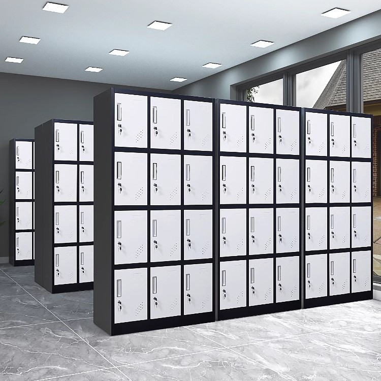 15-Door Metal Locker Steel Office Storage Cabinet with Lock for School Gym & Hospital Workshop Organizer