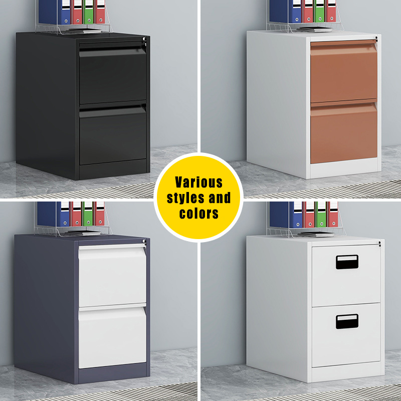 Factory's New 4-Drawer Steel Filing Cabinet Powder Coat Metal Office File Storage Safe Box for Gym Workshop School Use New