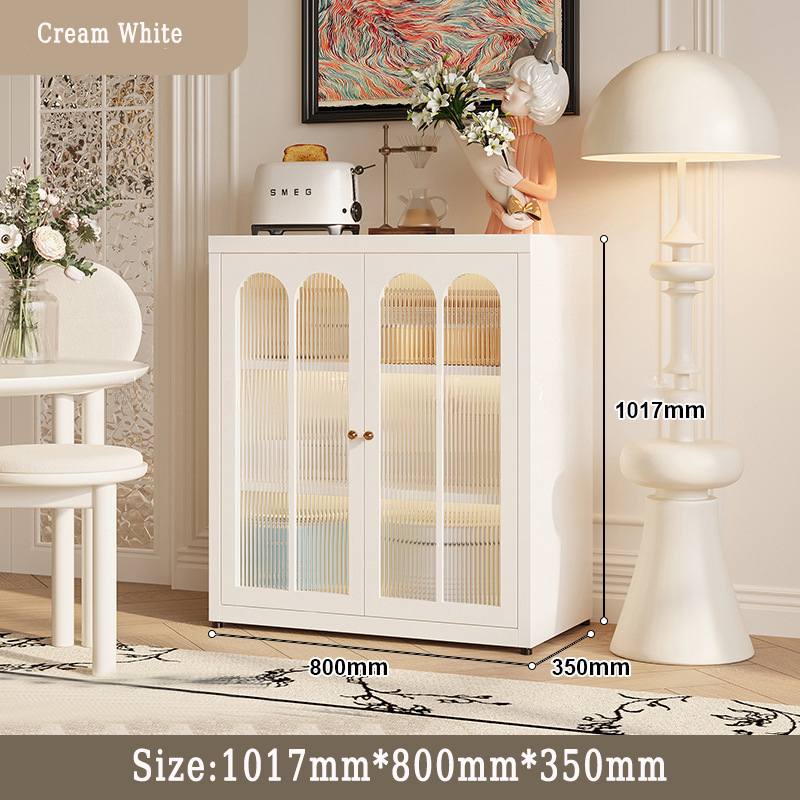Adjustable Shelves Sideboard Cabinet with Storage Coffee Bar Table for Kitchen Dining and Living Room Use for Hotels Schools
