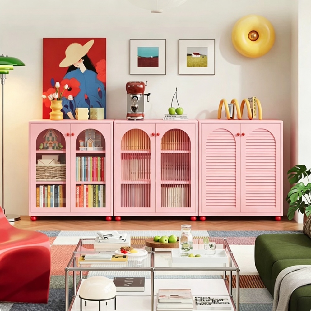 Coffee Bar Cabinet,Kitchen Storage Cabinet,Modern Buffet Sideboard with Adjust Shelf,Accent Cabinets for Dining Room,Living Room