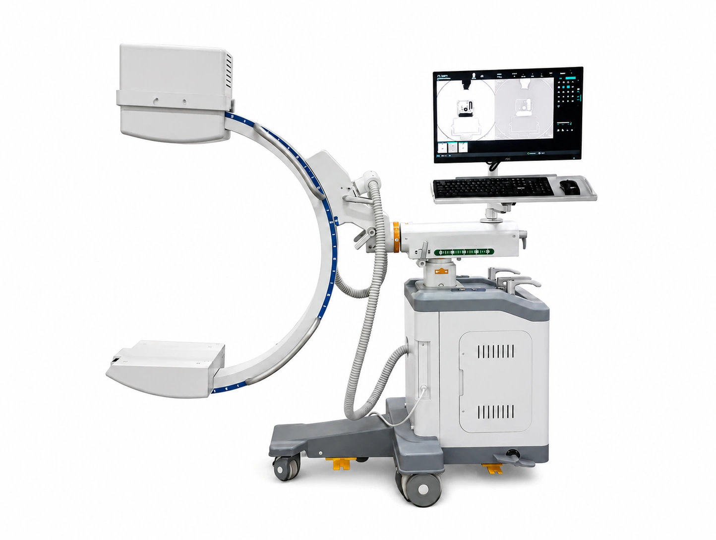 Mobile C-arm X-ray system standard delivered configuration for hospital buyers