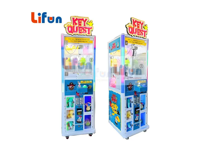 KEY QUEST Claw Machine by Lifun | Treasure Hunt Arcade Game with Prize Unlock System,MY SHOP,KEY QUEST Claw Machine by Lifun | Treasure Hunt Arcade Game with Prize Unlock System