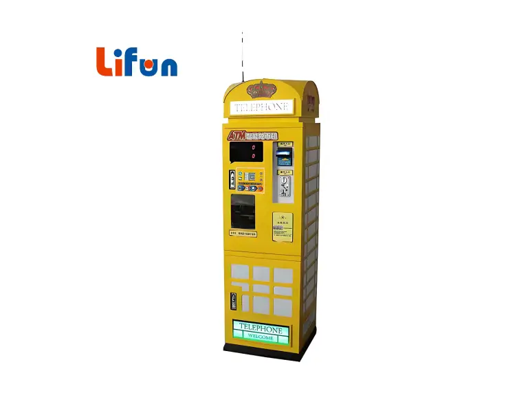 Lifun Vintage Telephone Booth Token Dispenser (Crown Token Dispenser),MY SHOP,Lifun Vintage Telephone Booth Token Dispenser (Crown Token Dispenser)