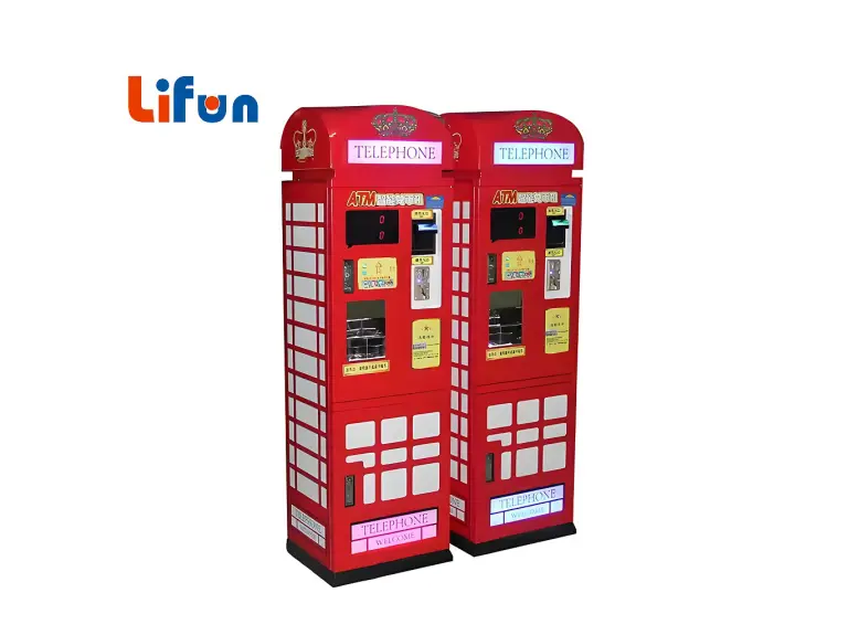 Lifun Vintage Telephone Booth Token Dispenser (Crown Token Dispenser),MY SHOP,Lifun Vintage Telephone Booth Token Dispenser (Crown Token Dispenser)