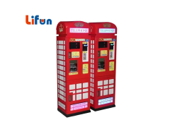Lifun Vintage Telephone Booth Token Dispenser (Crown Token Dispenser),MY SHOP,Lifun Vintage Telephone Booth Token Dispenser (Crown Token Dispenser)