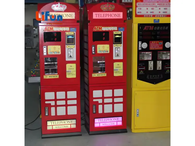 Lifun Vintage Telephone Booth Token Dispenser (Crown Token Dispenser),MY SHOP,Lifun Vintage Telephone Booth Token Dispenser (Crown Token Dispenser)