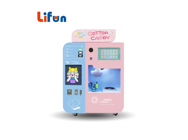 Commercial Cotton Candy Vending Machine – Fully Automatic, 220V, 2500W, Large Capacity,MY SHOP,Commercial Cotton Candy Vending Machine – Fully Automatic, 220V, 2500W, Large Capacity