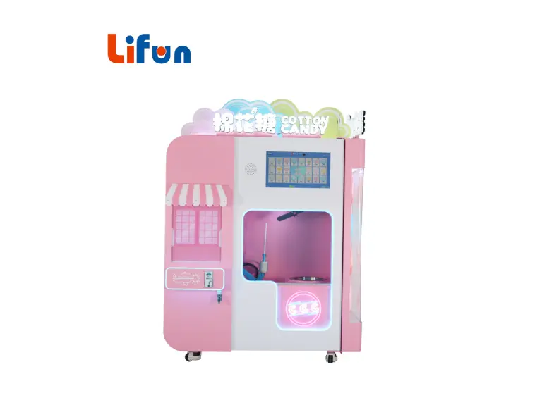 Máquina expendedora de algodón de azúcar con brazo robótico – Máquina inteligente de autoservicio para hacer malvaviscos, MI TIENDA, Máquina expendedora de algodón de azúcar con brazo robótico – Máquina inteligente de autoservicio para hacer malvaviscos