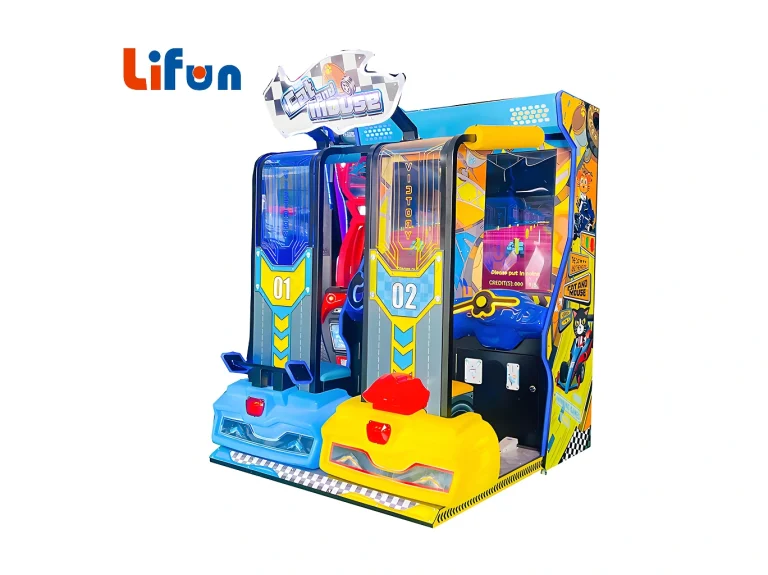 32” Cat and Mouse Arcade Racing Game Machine for Kids,MY SHOP,32” Cat and Mouse Arcade Racing Game Machine for Kids