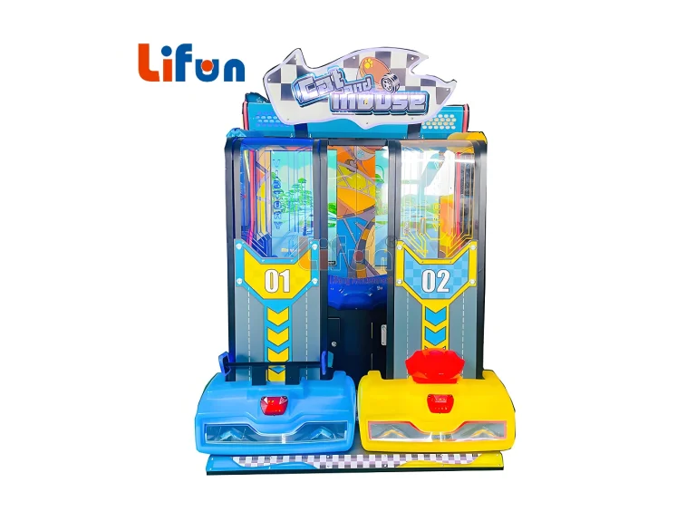 32” Cat and Mouse Arcade Racing Game Machine for Kids,MY SHOP,32” Cat and Mouse Arcade Racing Game Machine for Kids