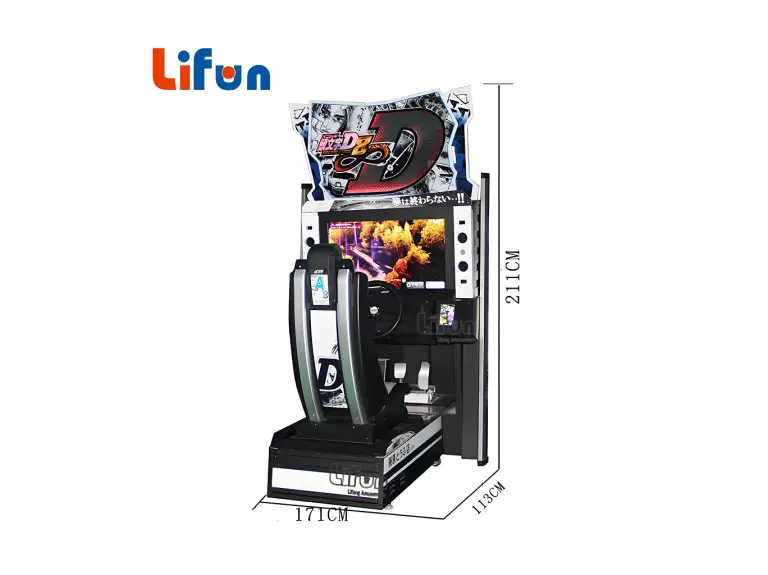 32” Initial D8 Arcade Racing Machine – Realistic Drift Racing Experience,MY SHOP,32” Initial D8 Arcade Racing Machine – Realistic Drift Racing Experience