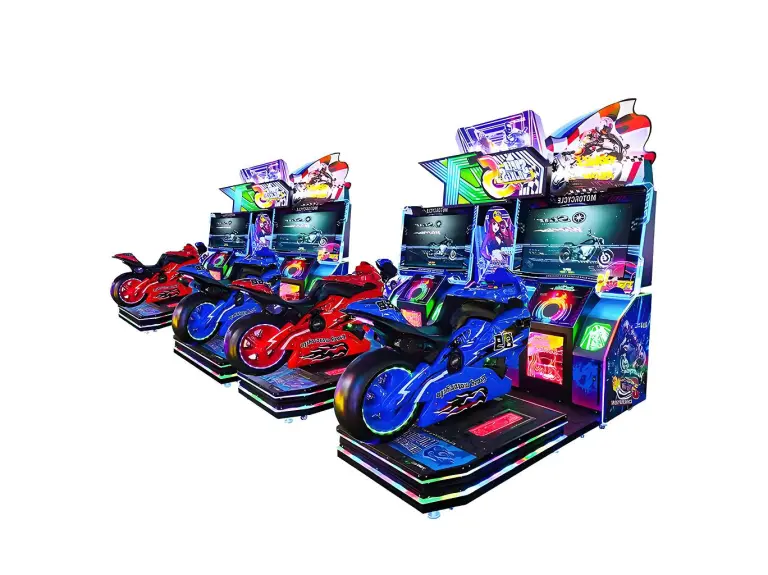 Máquina recreativa simuladora de carreras de motocicletas – Juego de motos Speed Racer para salones recreativos y centros de juegos, MI TIENDA, Máquina recreativa simuladora de carreras de motocicletas – Juego de motos Speed Racer para salones recreativos y centros de juegos