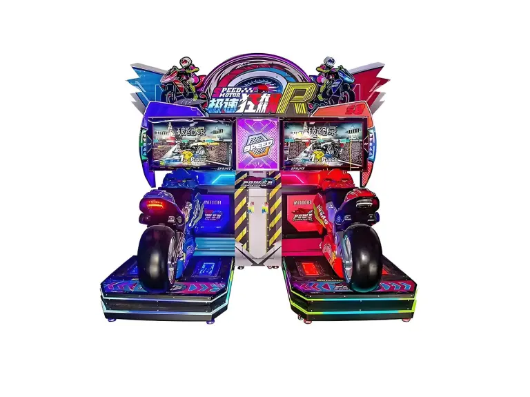 Máquina recreativa simuladora de carreras de motocicletas – Juego de motos Speed Racer para salones recreativos y centros de juegos, MI TIENDA, Máquina recreativa simuladora de carreras de motocicletas – Juego de motos Speed Racer para salones recreativos y centros de juegos