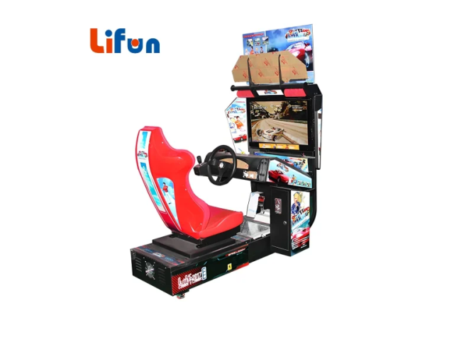 32″ Outrun Racing Arcade Machine – Single Player Sit-Down Cabinet,MY SHOP,32″ Outrun Racing Arcade Machine – Single Player Sit-Down Cabinet