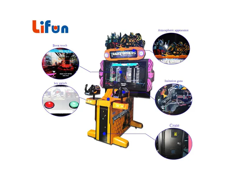 55” Transformers Human Alliance Shooting Arcade Game (Dual Gun Cabinet),MY SHOP,55” Transformers Human Alliance Shooting Arcade Game (Dual Gun Cabinet)