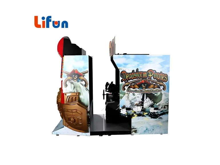 55” Pirate Ship Shooting Arcade Game – 2 Player Closed Booth Gun Simulator,MY SHOP,55” Pirate Ship Shooting Arcade Game – 2 Player Closed Booth Gun Simulator