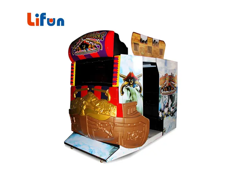 55” Pirate Ship Shooting Arcade Game – 2 Player Closed Booth Gun Simulator,MY SHOP,55” Pirate Ship Shooting Arcade Game – 2 Player Closed Booth Gun Simulator