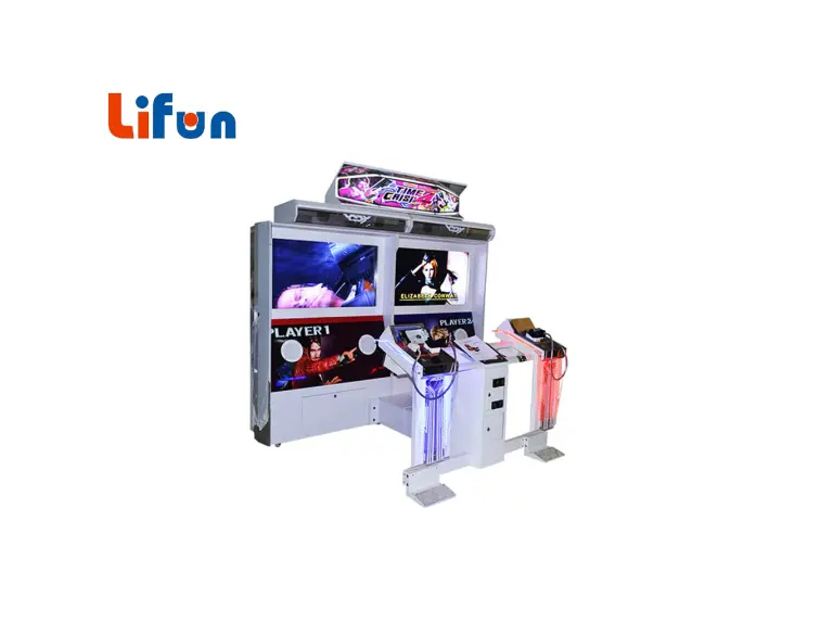 Máquina recreativa Time Crisis 4 – 42″ Dual-LCD, juego de disparos con pistola de luz para 2 jugadores con pedales, MI TIENDA, Máquina recreativa Time Crisis 4 – 42″ Dual-LCD, juego de disparos con pistola de luz para 2 jugadores con pedales