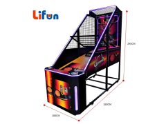 Basketball Arcade Game with LCD Display – Smart Scoring & LED Effects,MY SHOP,Basketball Arcade Game with LCD Display – Smart Scoring & LED Effects