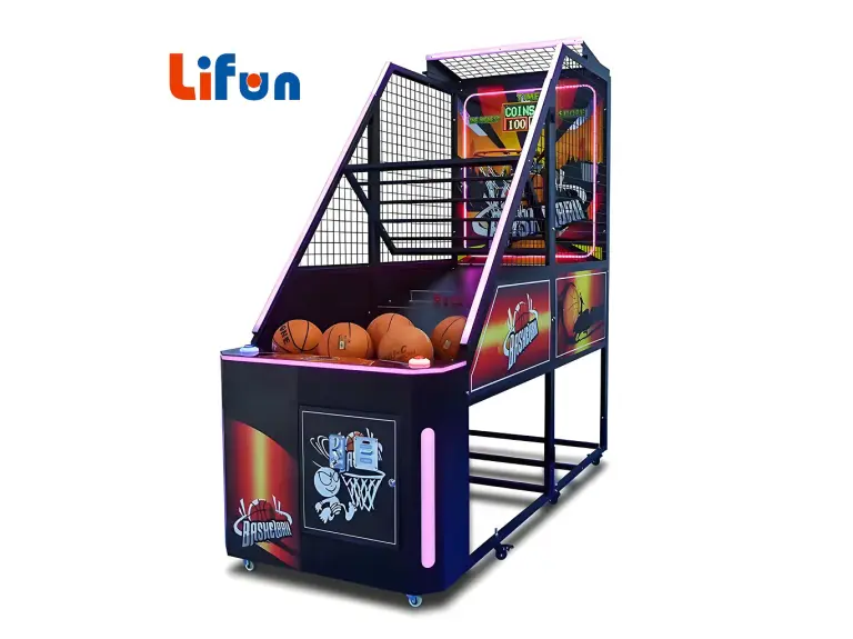 Basketball Arcade Game with LCD Display – Smart Scoring & LED Effects,MY SHOP,Basketball Arcade Game with LCD Display – Smart Scoring & LED Effects
