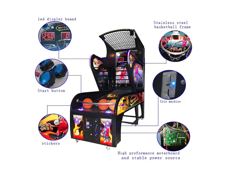Luxurious Basketball Game Machine for Arcade and Entertainment Centers,MY SHOP,Luxurious Basketball Game Machine for Arcade and Entertainment Centers