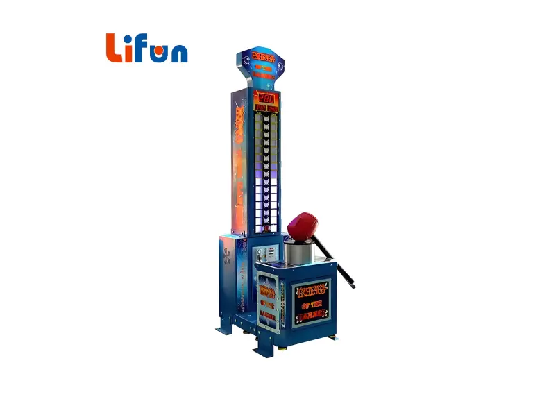 Máquina recreativa King of The Hammer | Juego de canje de tickets High Striker, MI TIENDA, Máquina recreativa King of The Hammer | Juego de canje de tickets High Striker