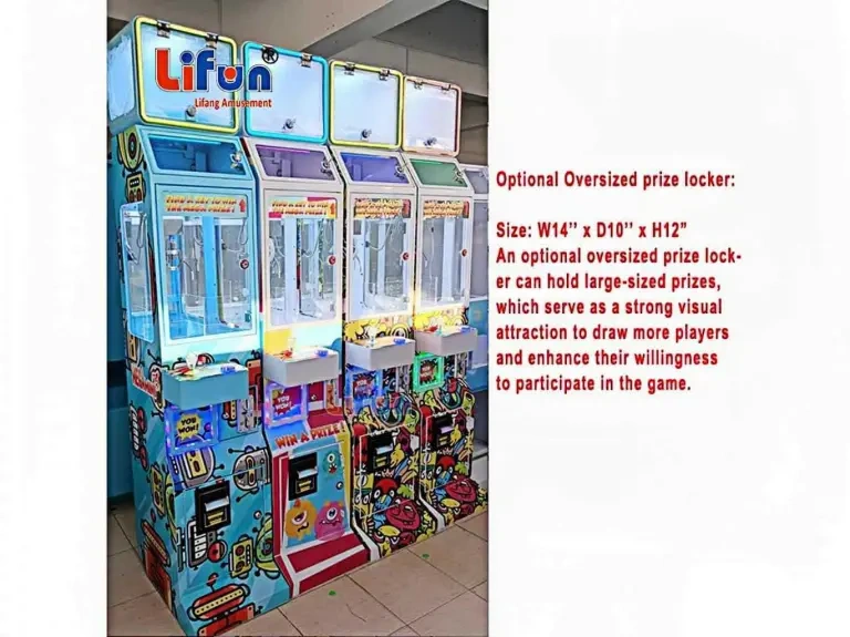 Mega Mini Claw Machine side product display