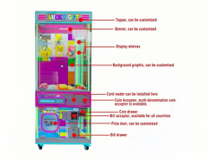 Lucky Gift LED Claw Crane – Indoor Commercial Arcade Prize Vending Machine,MY SHOP,Lucky Gift LED Claw Crane – Indoor Commercial Arcade Prize Vending Machine