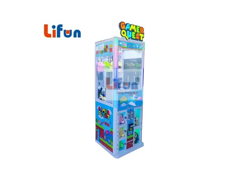 GAMER QUEST Claw Machine by Lifun | Interactive Arcade Game with Neon Lighting & Prize Showcase,MY SHOP,GAMER QUEST Claw Machine by Lifun | Interactive Arcade Game with Neon Lighting & Prize Showcase
