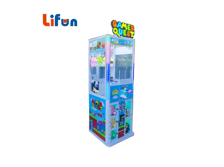 GAMER QUEST Claw Machine by Lifun | Interactive Arcade Game with Neon Lighting & Prize Showcase,MY SHOP,GAMER QUEST Claw Machine by Lifun | Interactive Arcade Game with Neon Lighting & Prize Showcase