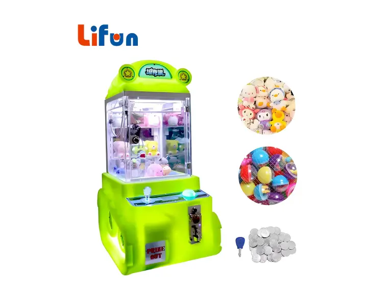Lifun Mini Doll Claw Game Machine – Coin Operated Small Toy Grabber with Bill Acceptor for Kids,MY SHOP,Lifun Mini Doll Claw Game Machine – Coin Operated Small Toy Grabber with Bill Acceptor for Kids